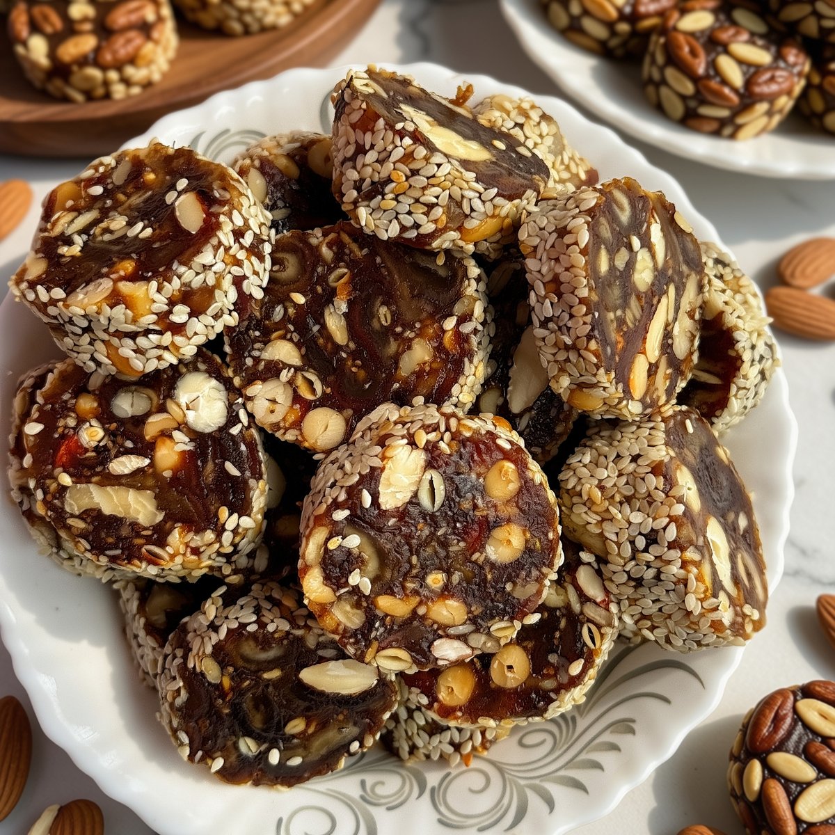 প্রিমিয়াম খেজুর বাদাম বরফি – Premium Date & Nut Barfi (Khejur Borfi)
